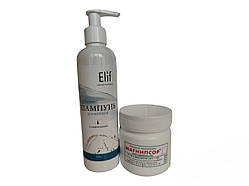 Набір для лікування псоріазу голови - мазь "Магнипсор" та шампунь для волосся Еліф 250 мл