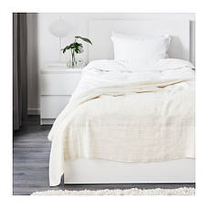 Плед IKEA GURLI біло-бежевий 120x80 см 902.049.03, фото 3
