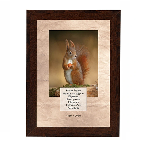 Рамка для фотографій 15х20 см, сосна шоколад, PGR-10057, фото 1