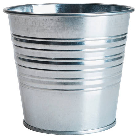 Кашпо, для дому/вулиці, оцинковка, 12 см, 101.556.71, ІКЕА, IKEA, SOCKER, фото 1