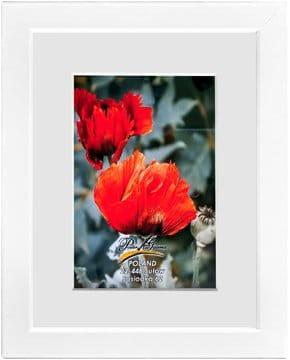 Рамка для фотографій 13х18 см, паспарту, білий, PGR-10049