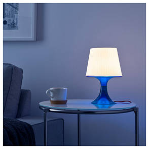 Лампа настільна IKEA LAMPAN синя 003.564.01, фото 3