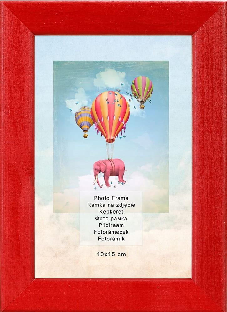 Рамка для фотографій 10х15 см червоний PGR-10002