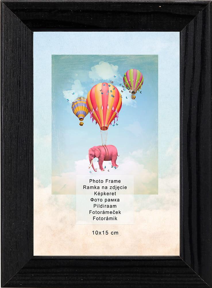 Рамка для фотографій 10х15 см чорний PGR-10007