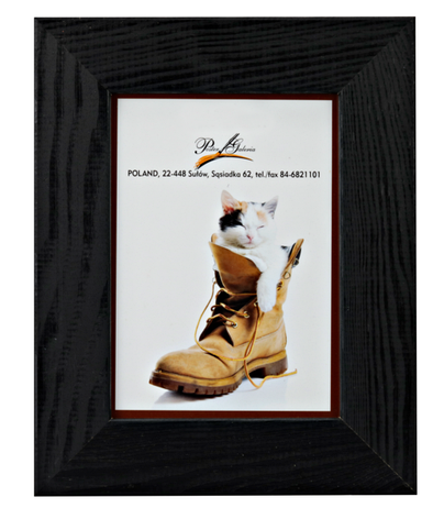 Рамка для фотографій 10х15 см широка чорна PGR-10039, фото 1