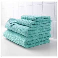 Рушник IKEA ÅFJÄRDEN зелено-синій 50x100 см 301.906.64, фото 5