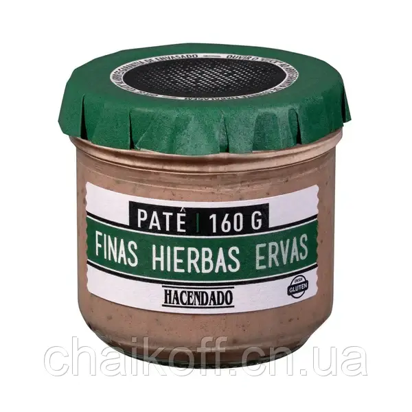 Паштет з травами Hacendado Pate Finas Hierbas 160 г (Іспанія)