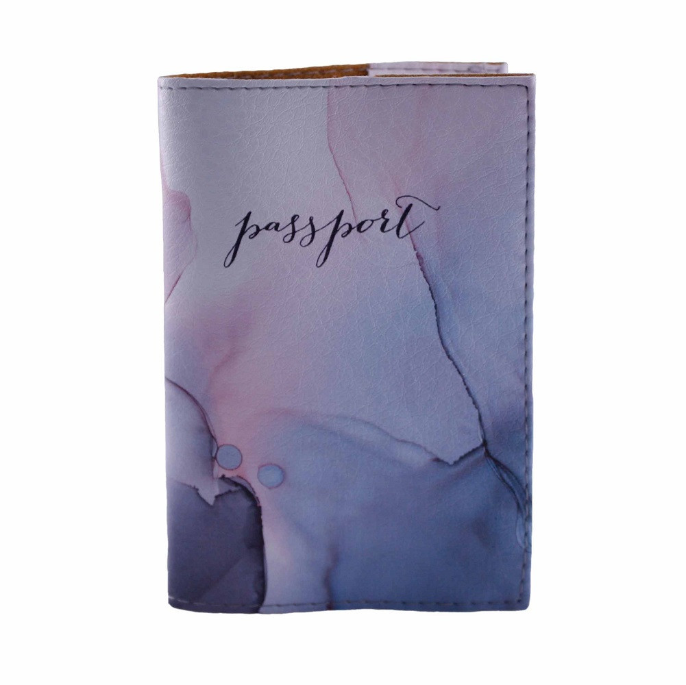 Обкладинка на паспорт "Кольорові абстракції", екошкіра, Pass-08