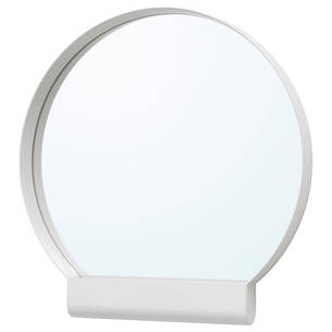 Дзеркало, білий, 45x46 см, 703.461.02, IKEA, ІКЕА, YPPERLIG, фото 1
