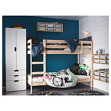 Каркас 2-ярусного ліжка, сосна, 90x200 см, 001.024.52, IKEA, ІКЕА, MYDAL, фото 5