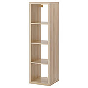 Стелаж IKEA KALLAX під вибілений дуб 42x147 см 403.245.16