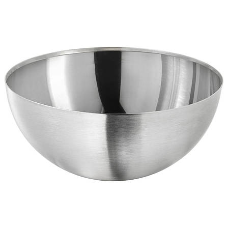 Миска IKEA BLANDA BLANK нержавіюча сталь 20 см 200.572.55, фото 1