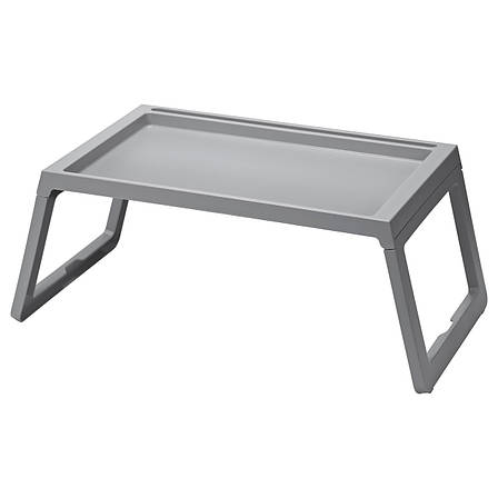 Піднос на ніжках IKEA KLIPSK сірий 103.277.00, фото 1