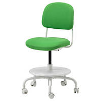 Детский стул для письменного стола IKEA VIMUND ярко-зеленый 503.086.67