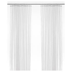 Гардини IKEA LILL 2 шт білий 280x300 см 100.702.62, фото 1