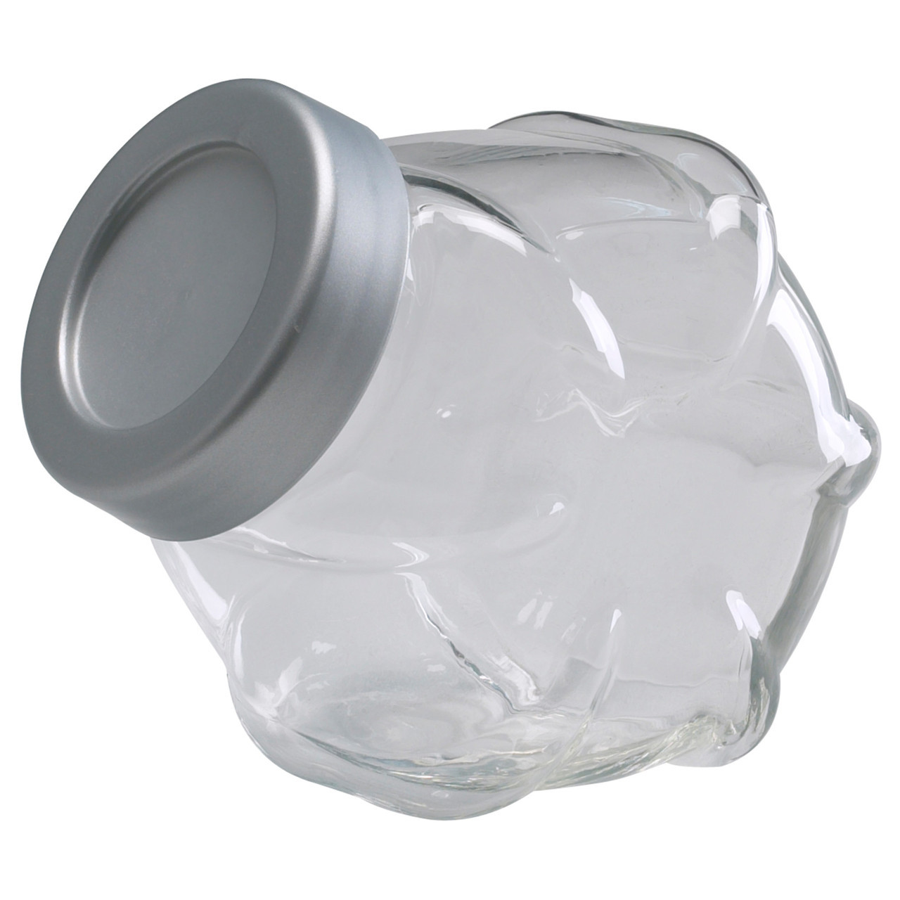 Банка з кришкою ІКЕА FÖRVAR прозора скляна 1.8 л 000.302.62