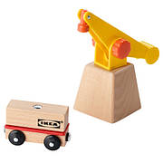 Підйомний кран та платформа, додаткові деталі до залізниці 503.200.99 IKEA, ІКЕА, LILLABO