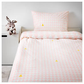 Комплект постільної білизни IKEA STILLSAMT світло-рожевий 150x200/50x60 см 203.586.68, фото 4