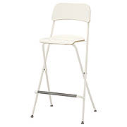 Стілець барний, складаний, білий, 74 см, 904.048.79, ІКЕА, IKEA, FRANKLIN
