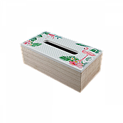 Серветниця дерев'яна фламінго 14*7.5*24 см OD-1075