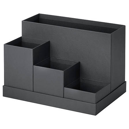 Підставка для канцелярського приладдя, чорний, 18x17 см, 803.954.89, IKEA, ІКЕА, TJENA, фото 1