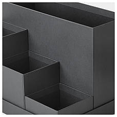 Підставка для канцелярського приладдя, чорний, 18x17 см, 803.954.89, IKEA, ІКЕА, TJENA, фото 5