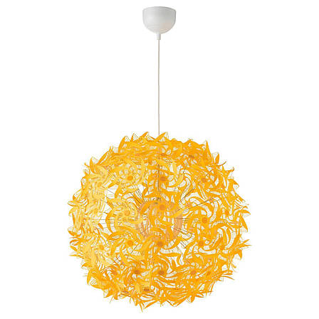 Підвісний світильник, жовтий, 604.168.31, ІКЕА, IKEA, GRIMSAS, фото 1