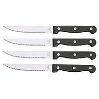 Набор ножей для мяса черный IKEA SNITTA 22 см 4 шт 002.872.95