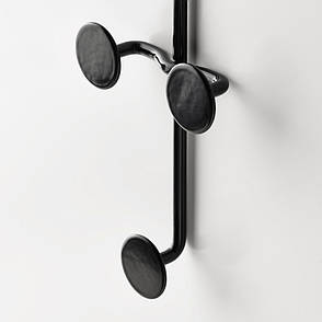 Вішак дверний IKEA PLUGGLAND чорний 505.189.10, фото 4