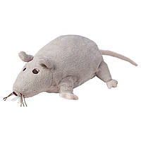 Игрушечная крыса ИКЕА GOSIG RÅTTA 23 см серая 904.904.76