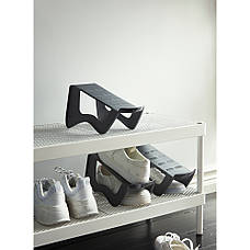 Модуль для зберігання взуття, сірий, 14х14х24 см, IKEA, MURVEL, 204.348.32, фото 4