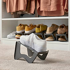Модуль для зберігання взуття, сірий, 14х14х24 см, IKEA, MURVEL, 204.348.32, фото 6