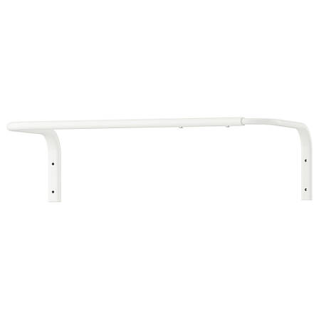 Штанга для одягу IKEA MULIG білий 60-90 см 301.794.35, фото 1