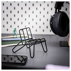 Тримач для телефону IKEA KRUBBET чорний 105.319.42, фото 3