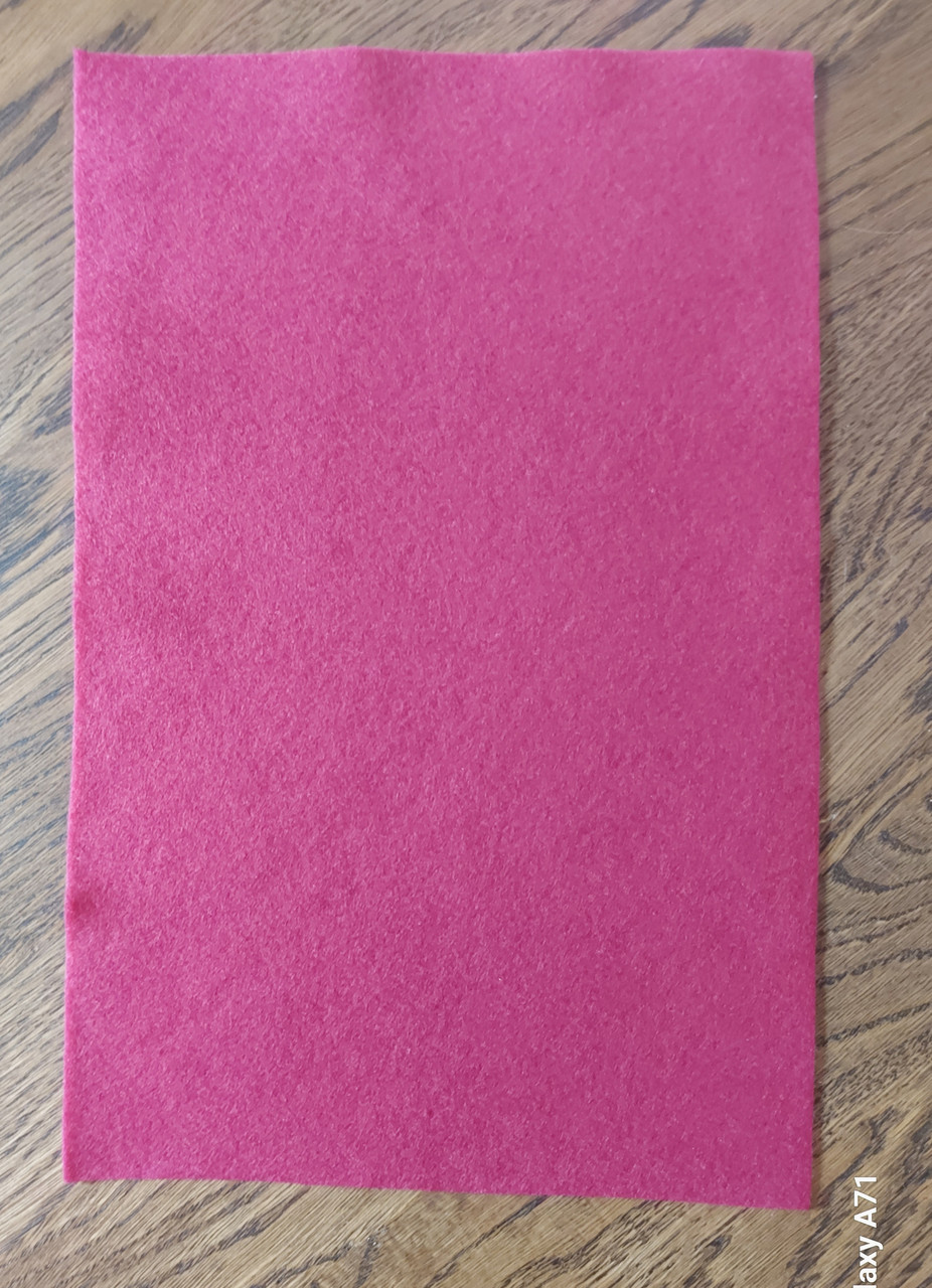 Фетр м'який 1 мм рожевий