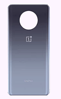 Задня кришка для OnePlus 7T, срібляста, Frosted Silver, оригінал (Китай)