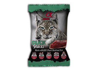 Alpha Spirit (Альфа Спіріт) Duck Snacks for Cat - Напіввологі ласощі для котів з качки (кубики) 50 гр