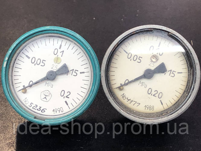 Купити М1Д Манометр загальнотехнічний торцевий 2 кгс/см2 (0,2 МПа ...