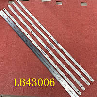 LED підсвітка TV LB-C430F14-E1-A-G2-DL1 LB43006 C430F15 SVJ430A07 4 шт./ 10LED(3V) 855mm