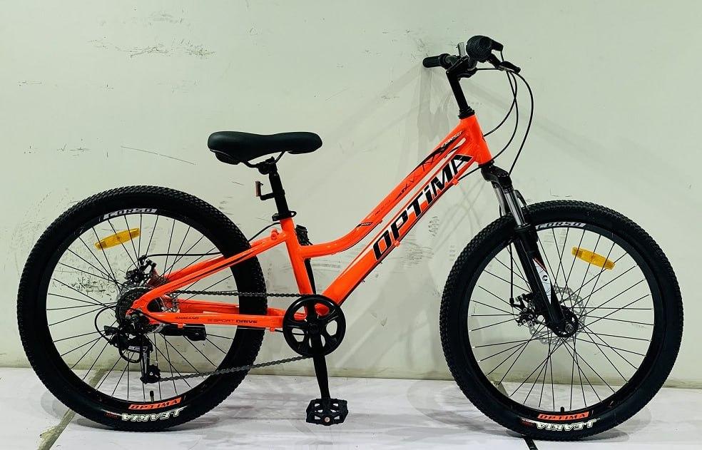 Велосипед підлітковий алюмінієвий 24 Corso Optima помаранчевий