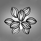 Світлодіодна люстра 180 Вт з підсвічуванням основи та пультом д/к колір каркасу чорний D-9103/6+3 BK LED 3color dimmer, фото 2