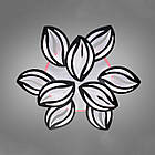 Світлодіодна люстра 180 Вт з підсвічуванням основи та пультом д/к колір каркасу чорний D-9103/6+3 BK LED 3color dimmer, фото 3