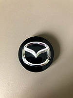 Колпачки Заглушки Mazda 56мм Черные