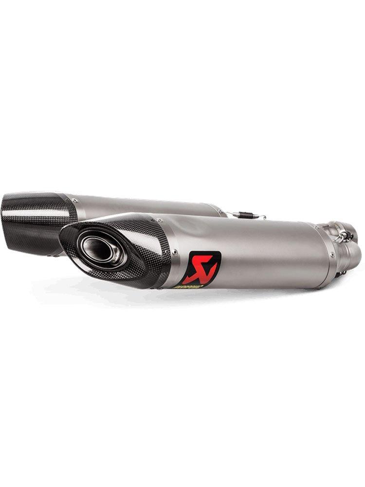 Глушник Akrapovic для Aprilia Shiver 900 [17-20] [Slip-On line, Titanium]