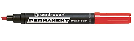 Маркер Centropen 8576 червоний перманентний (косий)