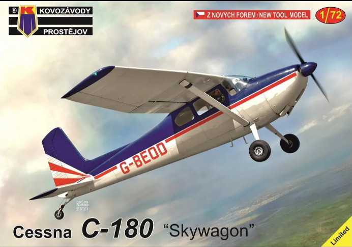 Пластикова модель 1/72 Kovozavody Prostejov 0236 американський літак Cessna C-180 “Skywagon”