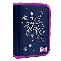 Шкільний пенал твердий YES одинарний HP-03 Origami Doves