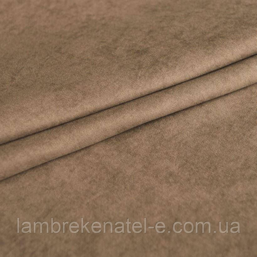 Тканина кольору молочний шоколад для штор турецька, Diamond, Туреччина, фото 1