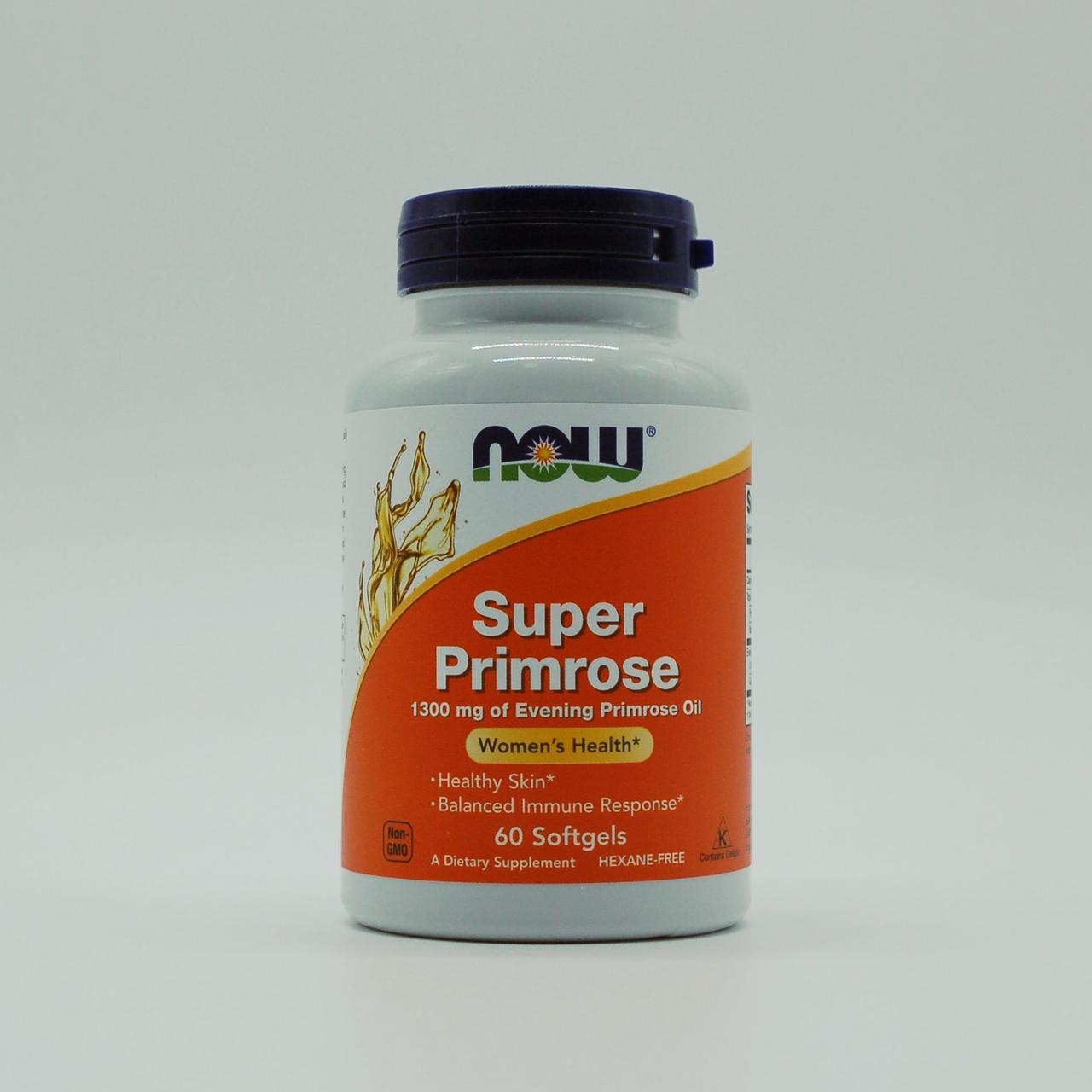 Олія вечірньої примули, Now Foods, 1300 мг, 60 капсул