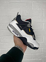 Мужские кроссовки Jordan 4 Retro x Union LA Black White 10791